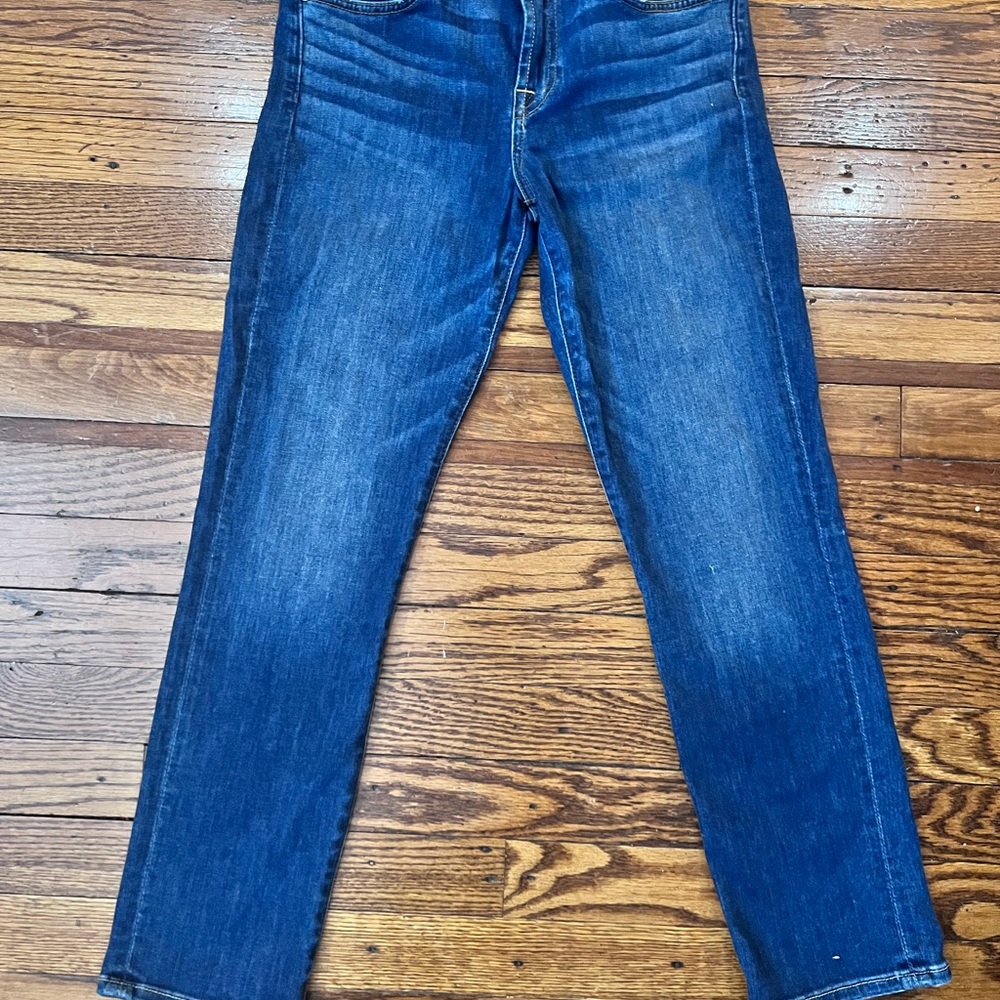7 For All Mankind Blue Ankle & Cropped Jeans